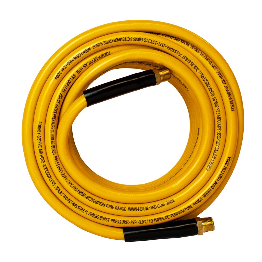 75409 PVC Air Hose, Yellow, 3/8 in